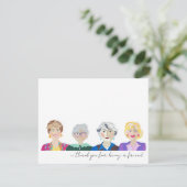 The Golden Girls Notecards Dankeskarte (Stehend Vorderseite)