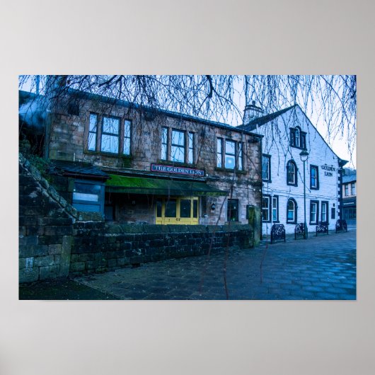 The Golden Lion Pub, Todmorden wird zu Poster (Vorne)