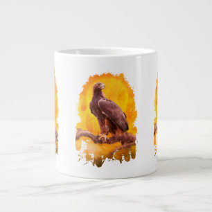 "THE GOLDEN ONE" 3 Golden Eagles 20 oz Jumbo-Tasse