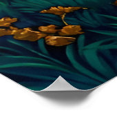 The Golden Road to Evening Shores Poster (Ecke)