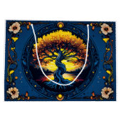 The Golden Tree Of Balance Große Geschenktüte (Rückseite)