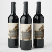 The Goldfinch, 1654 von Carel Fabritius Weinetikett (Flaschen)