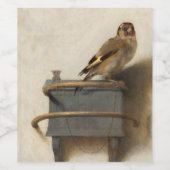 The Goldfinch, 1654 von Carel Fabritius Weinetikett (Einzelnes Label)