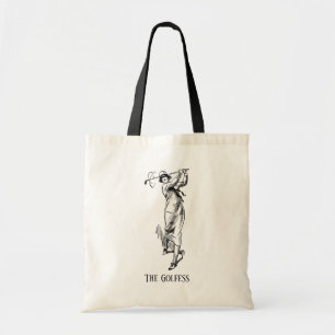 'The Golfess' Vintage Lady Golferin Tragetasche