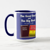 The Good Book and The Big Book Mug, 444 ml Tasse (Links)