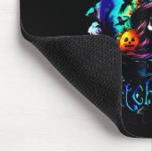 The Good Girl In Me Got Tired Halloween Witch Skul Mousepad (Ecke)