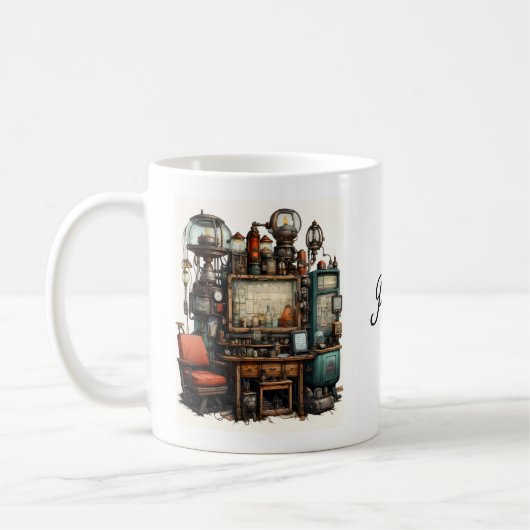 "The Good Intentions Machine" Kaffeetasse (Links)