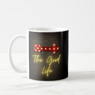 The Good Life Neon Pfeil Kaffeetasse