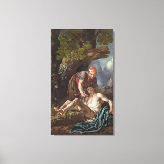 The Good Samaritan, C.1751-52 (Öl für Kanvas) Leinwanddruck (Vorderseite)
