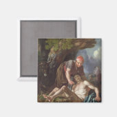 The Good Samaritan, C.1751-52 (Öl für Kanvas) Magnet (Vorderseite/Rückseite)
