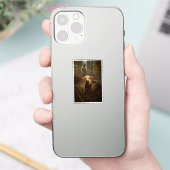 The Good Shepherd and the Lost Lamb – Jesus & Lamb Aufkleber (Telefon)