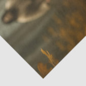 The Good Shepherd and the Lost Lamb – Jesus & Lamb Seidenpapier (Detail)