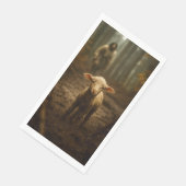 The Good Shepherd and the Lost Lamb – Jesus & Lamb Serviette (Ecke)