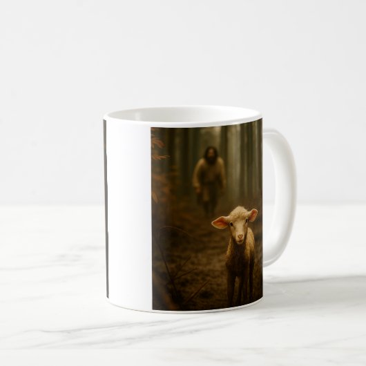 The Good Shepherd and the Lost Lamb Kaffeetasse (VorderseiteRechts)