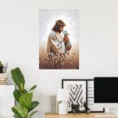 The Good Shepherd Bible Art Christian Art Jesus Ar Poster (Heimbüro)