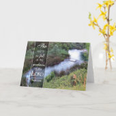 The Goodness of the Lord - Scripture Card Karte (Gelbe Blume)