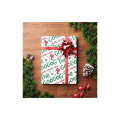 The Goodog™ Red & Green Christmas Dog Lover Geschenkpapier
