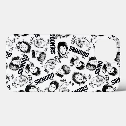 The Goonies Characters Pattern Case-Mate iPhone Hülle (Rückseite (Horizontal))