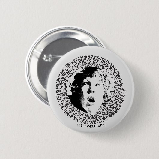 The Goonies Chunk Confession Graphic Button (Vorne & Hinten)