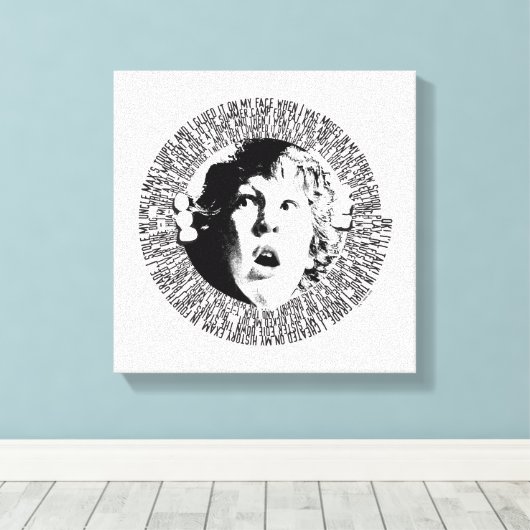 The Goonies Chunk Confession Graphic Leinwanddruck (Insitu (Holzboden))