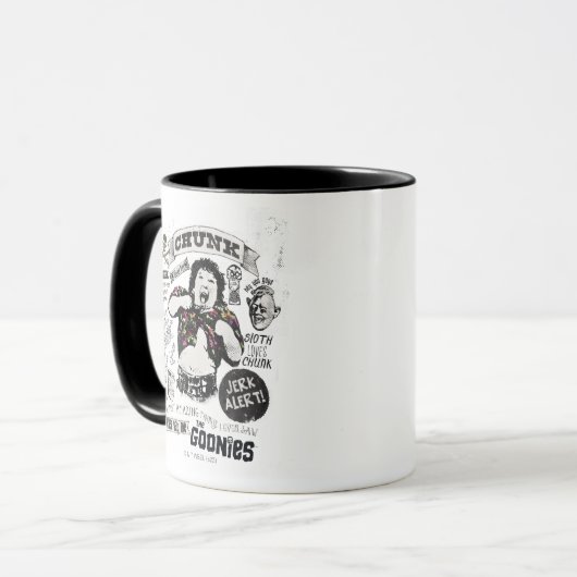 The Goonies Chunk Retro Collage Tasse (Vorderseite Links)