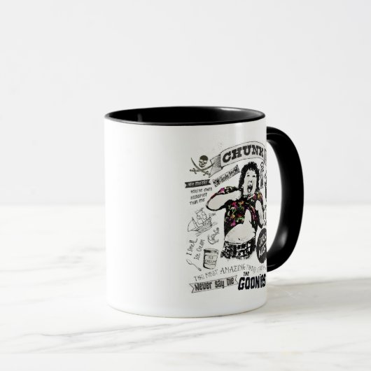 The Goonies Chunk Retro Collage Tasse (VorderseiteRechts)