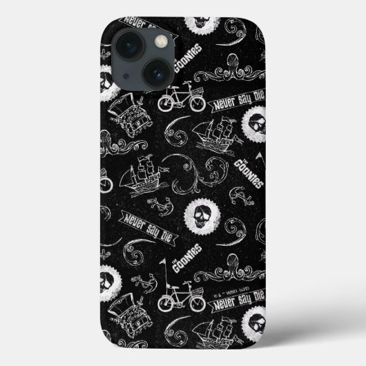 The Goonies Icons Pattern Case-Mate iPhone Hülle (Rückseite)