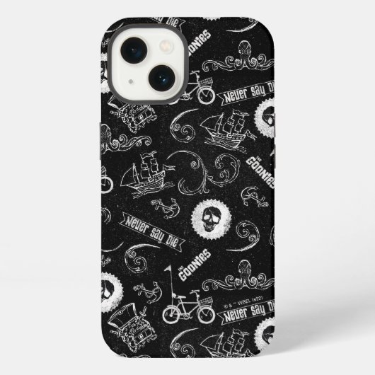 The Goonies Icons Pattern iPhone Hülle (Rückseite)