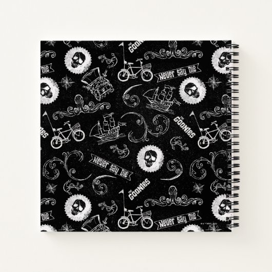 The Goonies Icons Pattern Notizblock (Rückseite)