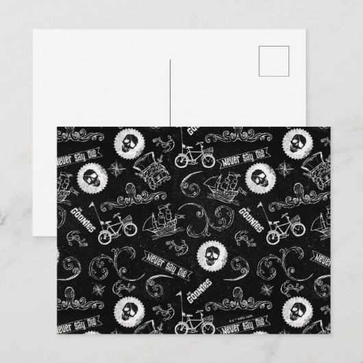 The Goonies Icons Pattern Postkarte (Vorne/Hinten)