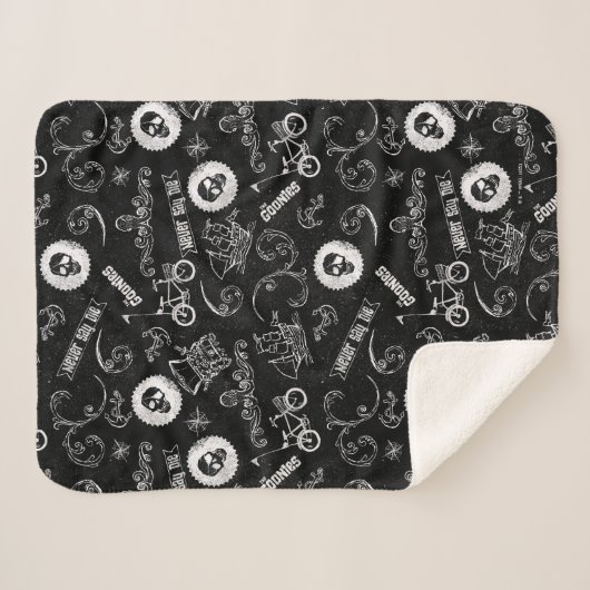 The Goonies Icons Pattern Sherpadecke (Vorderseite (Horizontal))
