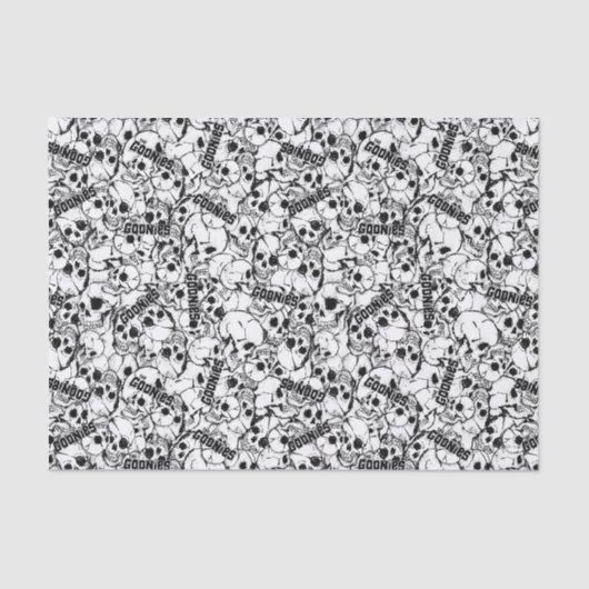 The Goonies One-Eyed Willy Skull Pattern Seidenpapier (Vorderseite)