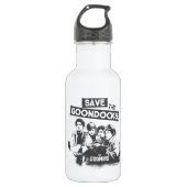 The Goonies "Save The Goon Docks" Edelstahlflasche (Vorderseite)