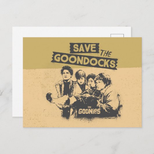 The Goonies "Save The Goon Docks" Postkarte (Vorne/Hinten)