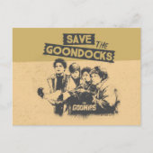 The Goonies "Save The Goon Docks" Postkarte (Vorderseite)