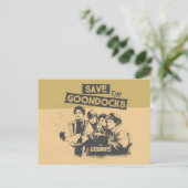 The Goonies "Save The Goon Docks" Postkarte (Stehend Vorderseite)