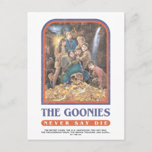 The Goonies Schatz-Jubiläumsplakat Postkarte