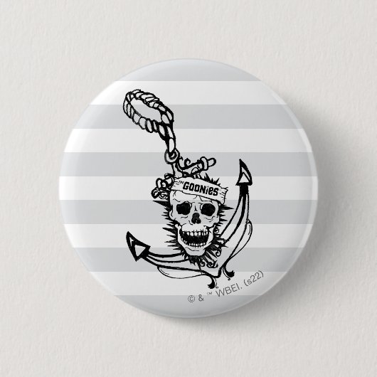 The Goonies Skull & Anchor Graphic Button (Vorderseite)