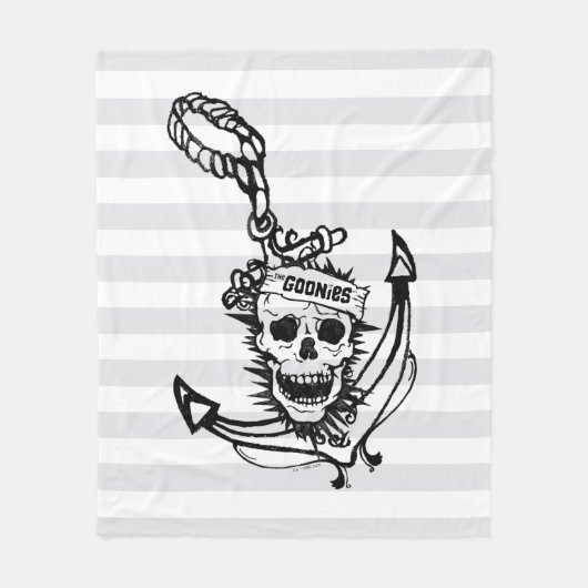 The Goonies Skull & Anchor Graphic Fleecedecke (Vorderseite)