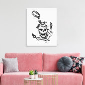 The Goonies Skull & Anchor Graphic Leinwanddruck (Insitu (Wohnzimmer))