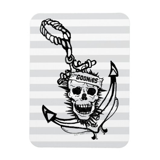 The Goonies Skull & Anchor Graphic Magnet (Vertikal)