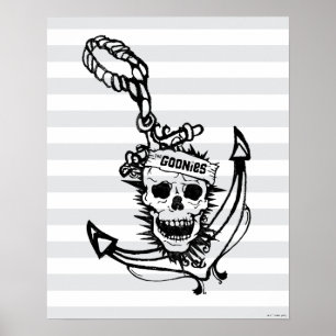 The Goonies Skull & Anchor Graphic Poster