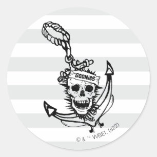 The Goonies Skull & Anchor Graphic Runder Aufkleber