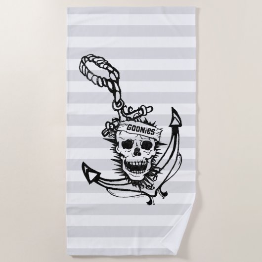 The Goonies Skull & Anchor Graphic Strandtuch (Vorderseite)