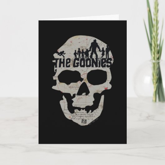 The Goonies Skull Silhouette Graphic Karte (Vorderseite)