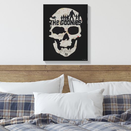 The Goonies Skull Silhouette Graphic Leinwanddruck (Insitu (Schlafzimmer))