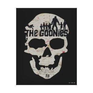 The Goonies Skull Silhouette Graphic Leinwanddruck