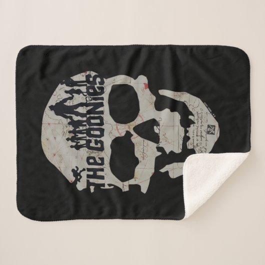 The Goonies Skull Silhouette Graphic Sherpadecke (Vorderseite (Horizontal))