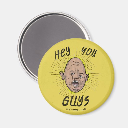 The Goonies Sloth Doodle "Hey, ihr Typ" Magnet (Vorderseite/Rückseite)