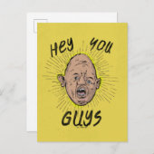 The Goonies Sloth Doodle "Hey, ihr Typ" Postkarte (Vorne/Hinten)
